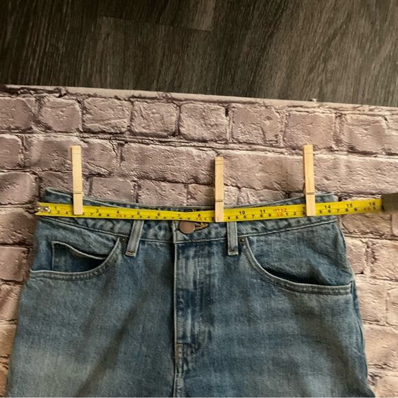 ASOS Blue Remo Key Rebel Capri Jean 28/26 Boho Vacation Classic Summer Fisherman - Picture 5 of 10